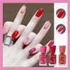 Esmalte de uñas multicolor de secado rápido y sin hornear,