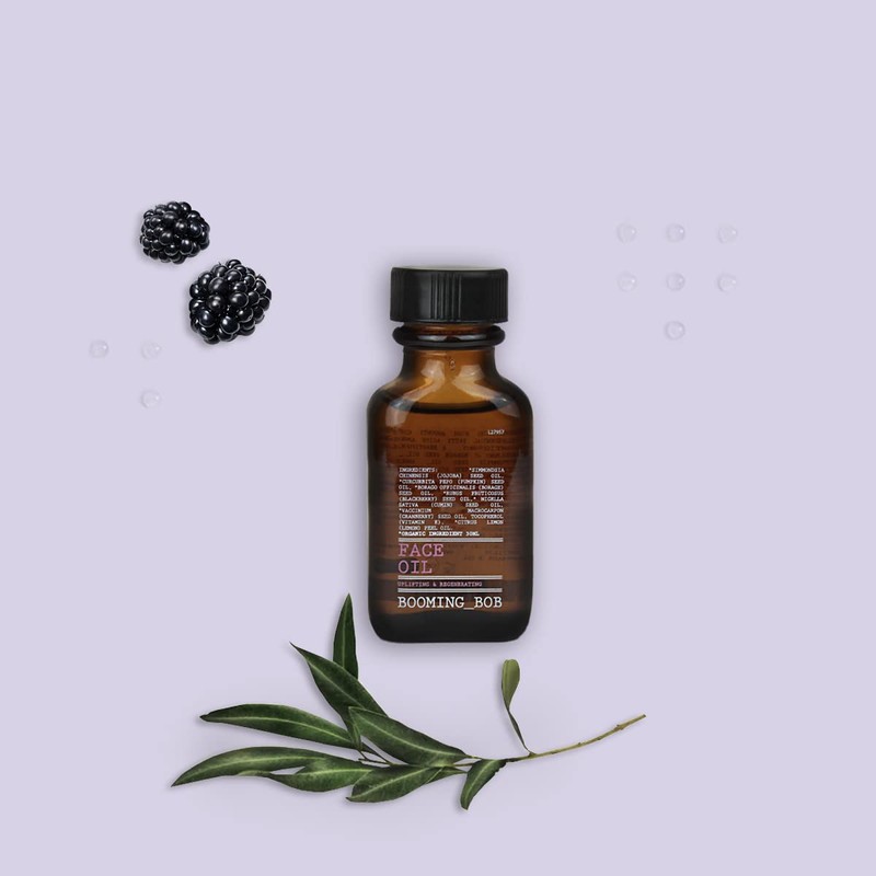 Booming Bob Organic Face Oil, Uplifting & Regenerating, 30 ml