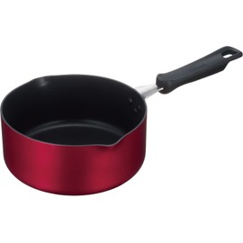 Thermos Durable Series KNA-018S R Single Handle Cookpan 7.1 inches (18 cm), Red, Induction Compatible