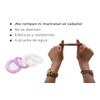 SAFIRIT Ligas para Cabello en Forma de Espiral, Set de