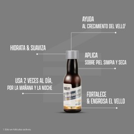 Tónico De Crecimiento Para Barba Y Cabello Voglia Hombre Madera