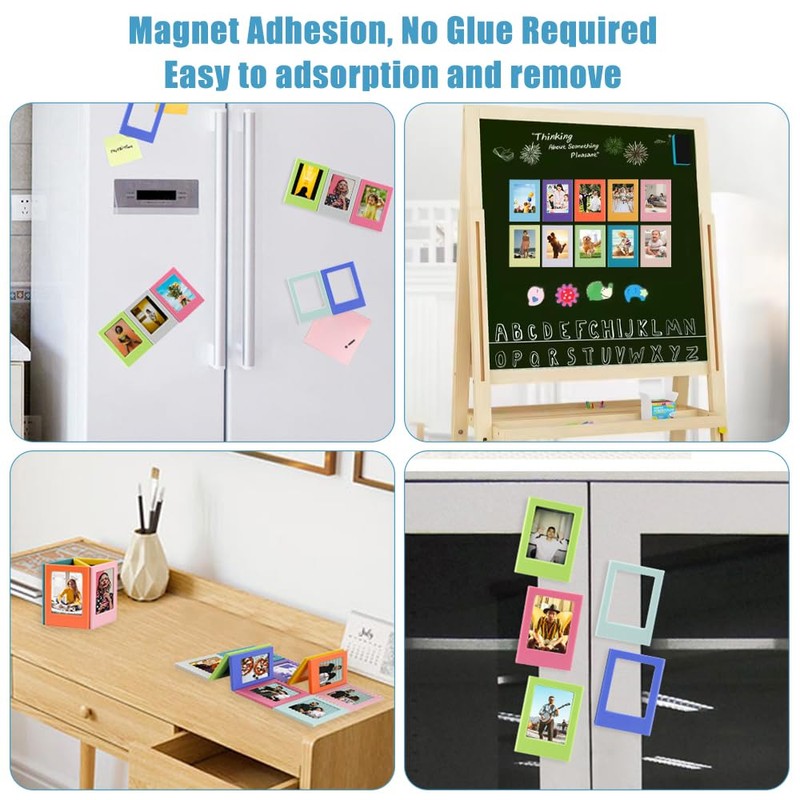 Pack of 10 Magnetic Mini Photo Frame, 8.8 x 6.5