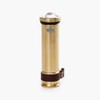 Barebones Mini Flashlight - Brass, Vintage-Style Rechargeable Flashlight with Adjustable