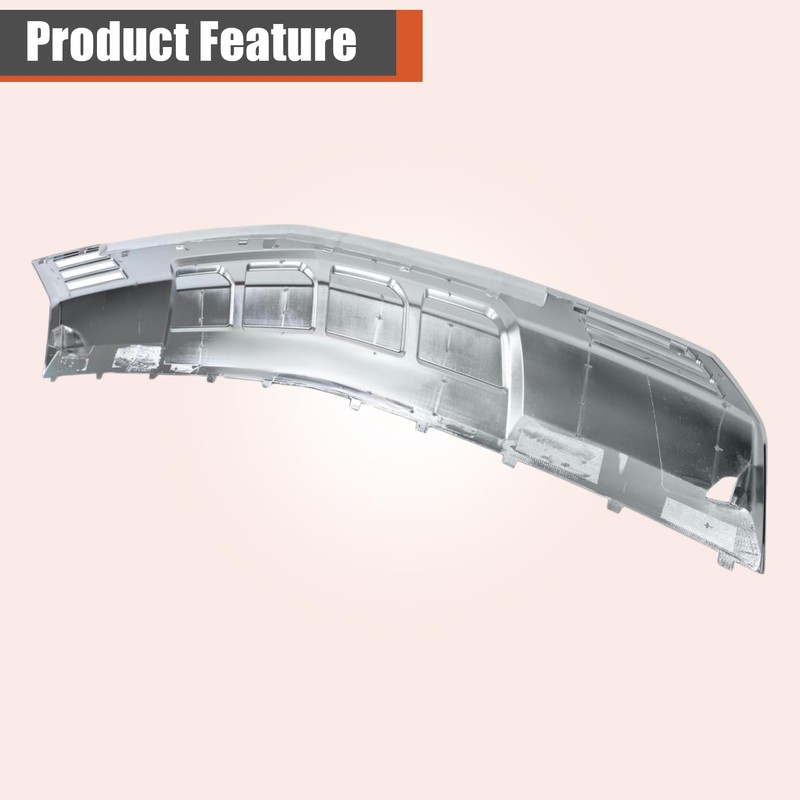 labwork Front Bumper Lower Valance Skid Plate Chrome without Hole