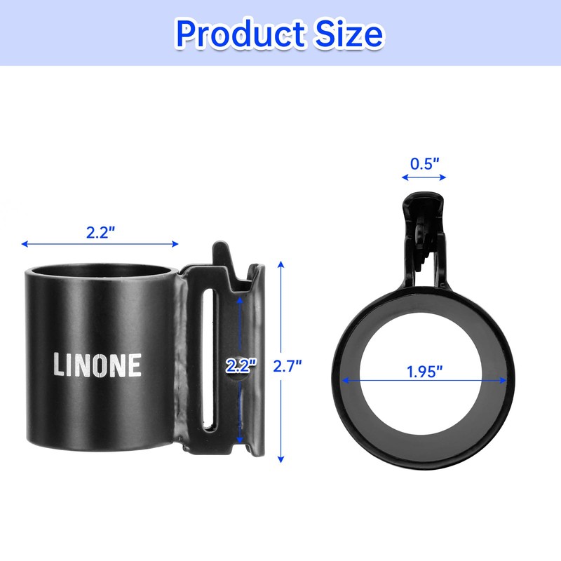Linone 6 Pack E-Track Tool Holders, E Track Heavy Duty