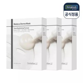 Centellian24 [eTV] 센텔리안24 마데카 더마마스크 톤 브라이트닝 포뮬러 3박스(총30매) [eTV] Centellian24 Madeca Derma Mask Tone Brightening Formula 3 Boxes (Total 30 Sheets) [Single option]