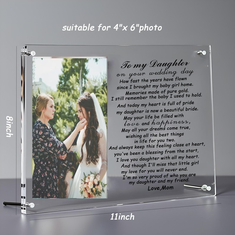 Daughter Gifts from Mom On Her Wedding Day,Bride Gift from
