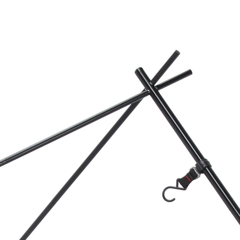 Short Outdoor Triangle Storage Tripod Travel Camping Drying Rack Cookware