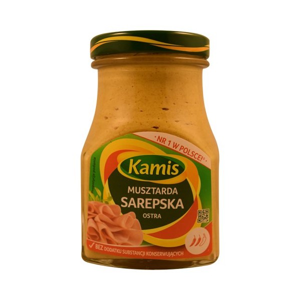 Kamis Sarepska Mustard 185g (Pack of 3)