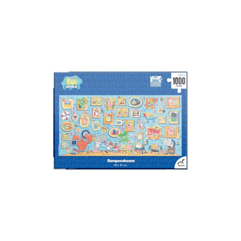 Rompecabezas Coleccionable Premium Bob Esponja 1000 Pzs