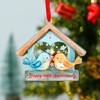 BlinkWishes 50th Wedding Anniversary Christmas Ornament, Xmas Mr & Mrs
