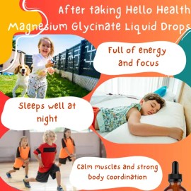 Hello Health Gotas Magnesio Glicinato Para Niños                                                                                                      