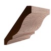 EWCR13 Crown 3/4" x 4-5/8" Unfinished 3-5/8" High x 2-3/4"