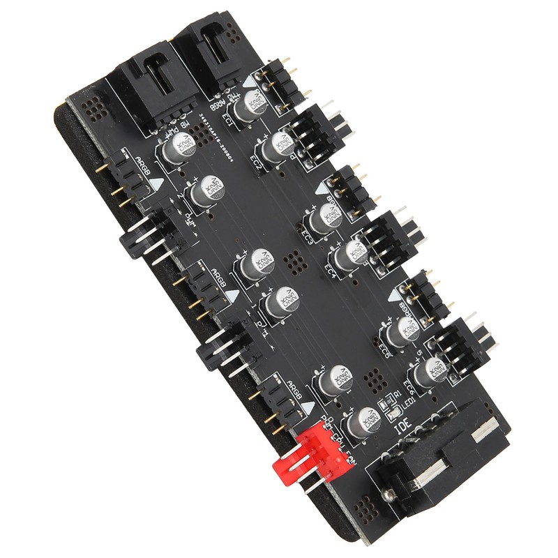 6 Way Splitter Hub 4PIN PWM Speed Regulation 3PIN ARGB