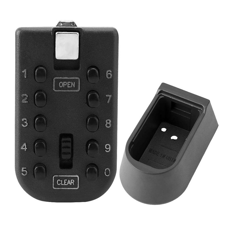 MAGT Key Safe, 10 Buttons Password Key Safe Wall Mount