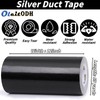 12 inch Duct Tape Extra Wide, 2 Rolls Black Duct
