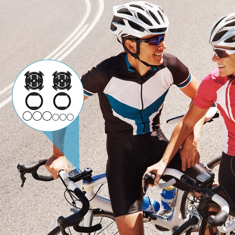 Vesaneae Pack of 2 Bicycle Mounts, 360° Rotating Bicycle Stem