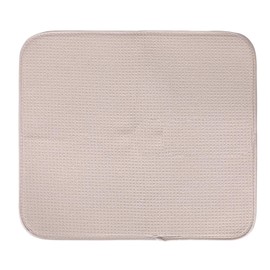 Microfibre Dish Drying Mats Super Absorbent Drying mat for dishes Super Absorbent 40cm x 46cm 2 Pack Cream