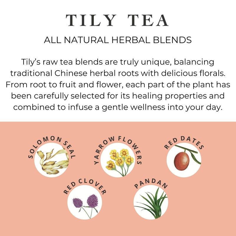 Tily Tea Radiant Glow Herbal Tea - Natural Tea to