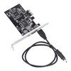 PCI-E PCI Express FireWire 1394a IEEE 1394 Controller Card with