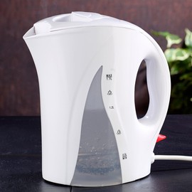 PEARL Simple Kettle: Standard XL Kettle with 1.7 Litres, 2200 Watt, White (Kettle Tea Kettle, Large Kettle, Kettle)