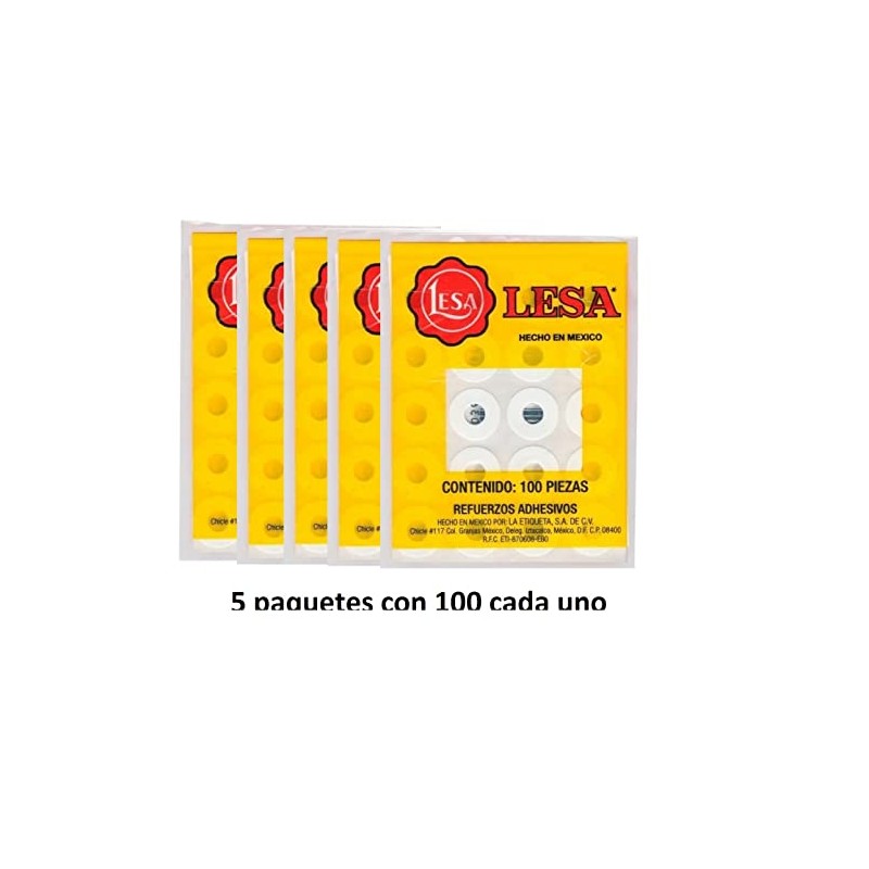 Refuerzos Para repuestos de Hojas De Carpeta Repuestos Lesa Carpeta