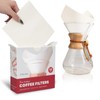Brew Choice Pre-folded Cone Coffee Filters - 50 Pack, Upgraded