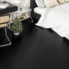 Black Peel and Stick Floor Tile Matte Vinyl Flooring Waterproof