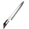 GINSU Yanagiba 9.5" Sashimi Knife, Brown - Premium Stainless-Steel Blade,