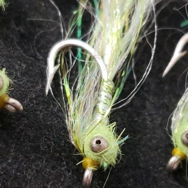 FRONTIER FLY COMPANY SALTWATER FLY FISHING FLIES SAND SHRIMP # 6 FRONTIER FLY COMPANY BONEFISH