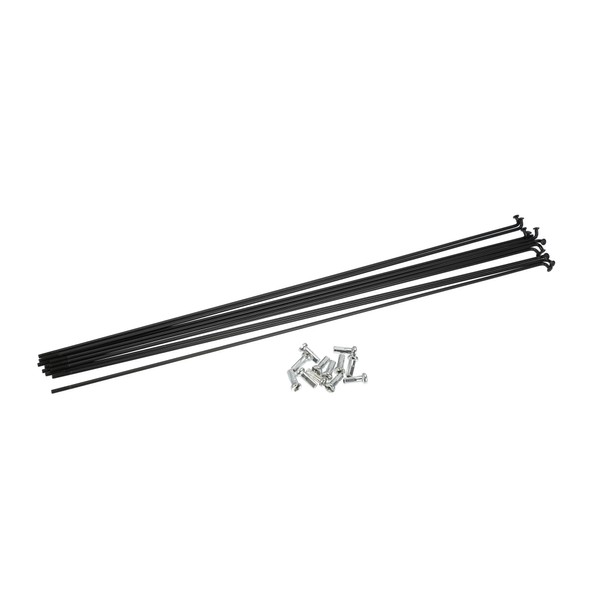 Motoforti 12 Pcs 14G J Bend 293mm Bike Bicycle Spokes