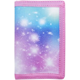 JONYEE Kids Wallet for Boys and Girls, Novelty Wallet for Boys and Girls Ages 5-7, Camo Teen Wallet for Kids Birthday Gifts - Girl A11