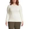 Lands' End Womens Cashmere Sweater Fresh Ivory Plus 1x