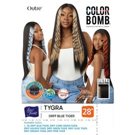 Outre Lace Front Wig - Color Bomb - Tygra (DRFF GREEN TIGER)