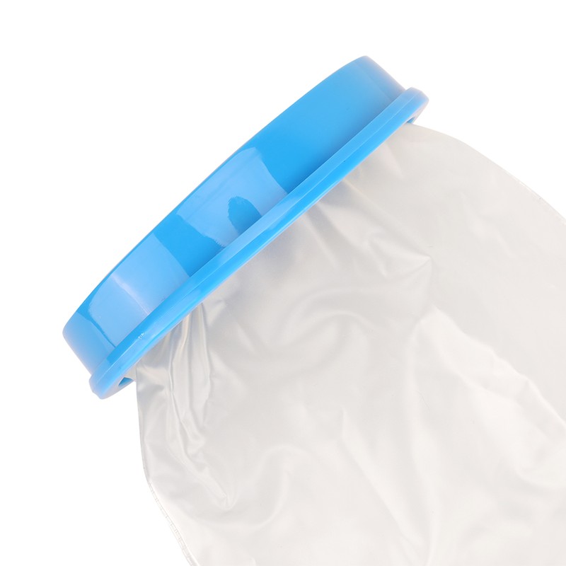 Blue PP Circle Adult Bathing Protective Sleeve SL H2104 36cm(palm