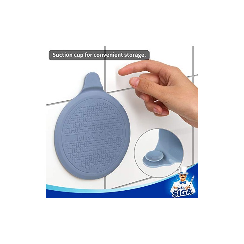 MR.SIGA Tapón de Silicona para Bañera, para Ducha y Lavabo,