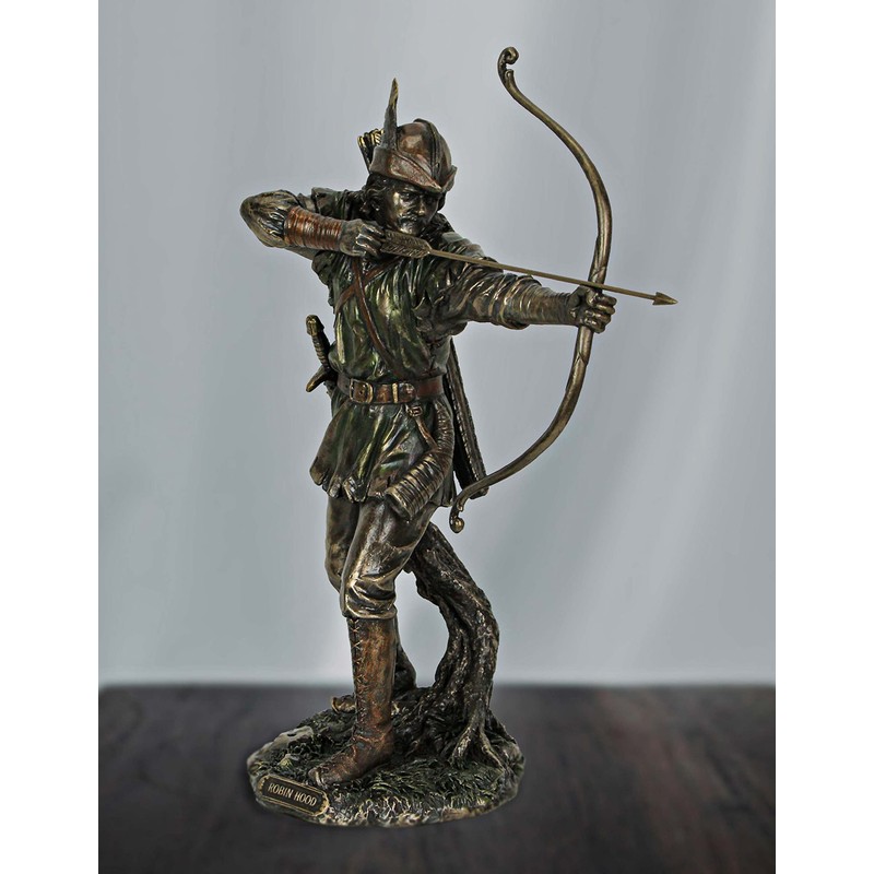 Veronese Design Robin Hood Shooting Arrow Portait Statue