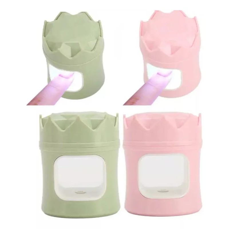 KFMX Lampara Led Usb Mini Portátil 1 Dedo Uñas Esmalte