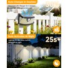 Aootek New Solar Motion Sensor Lights 120 LEDs with Lights