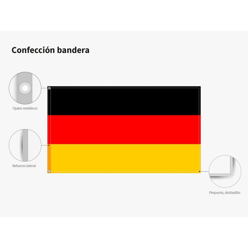 Oedim Germany Flag | 150 x 85 cm | Reinforced