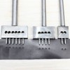 3Pcs Prong Chisel Silver Tool Steel 2/4/6 Prongs DIY Hand