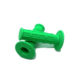 Beatus 8 Colors Retro Handle Grip Bike 0.9 inches (22.2 mm) General Purpose Non-Piercing Type Left and Right Set (Green)