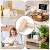 DYMHQ 20Pcs Wood Place Card Holders, Wooden Table Number Holders