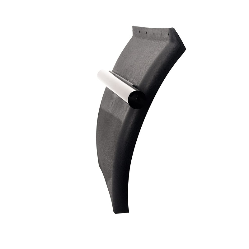 TORQUE Quarter Fenders for Semi Truck, 24" x 24" Black