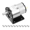 DMiotech Micro DC 12V 300RPM Geared Motor with Bracket Gear