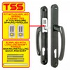 TSS UPVC Door Handle Set in Anthracite Grey, 92mm PZ