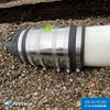 Fernco 1.5-inch XL Flexible Pipe Coupling Connector Fitting with Stainless