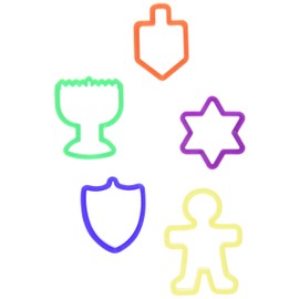 Rite Lite KWC-14165 Chanukah Cookie Cutters - Set of 5