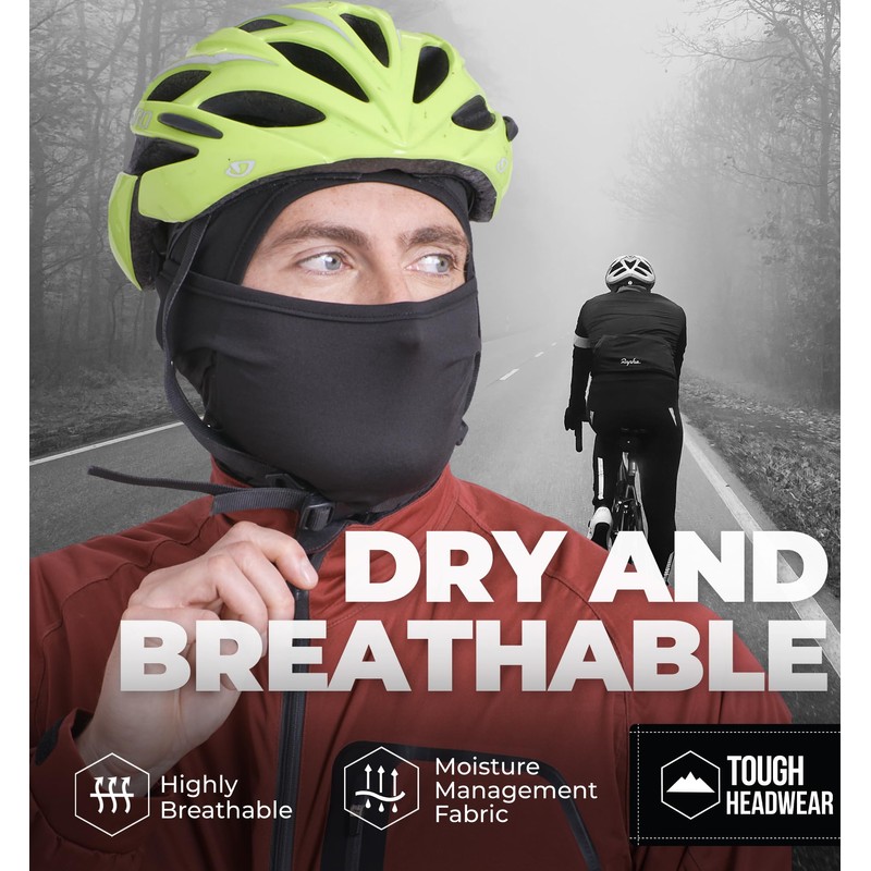 Tough Headwear Winter Balaclava - Windproof Ski Mask & Winter