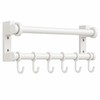 30cm Wall Mounted Kitchen Organizer Rack, Stainless Steel Utensil Holder